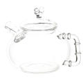 Individual Cute Tea Pots Glass Tea Carafe 600ml Coffee Pots